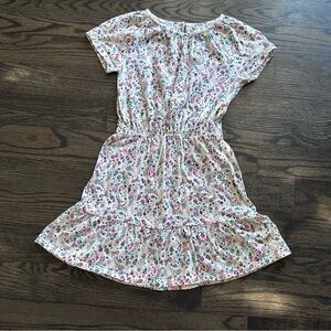 Gap Girls Short Sleeve Cotton Pineapple Dress Size 10-11 Years